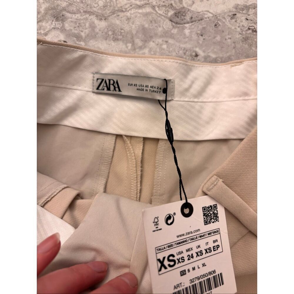 NWT Zara high waist shorts. XS C17 - Picture 4 of 8